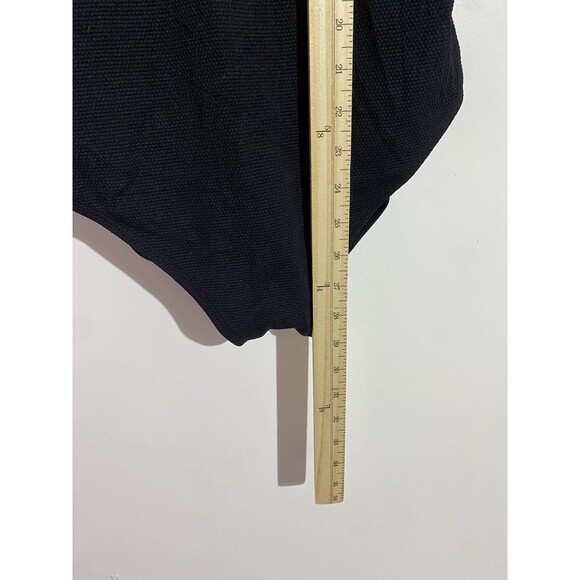 Boden Swimsuit 16-18 Black Arezzo V-neck Panel One Piece Resort Beach Vacation - Picture 15 of 16